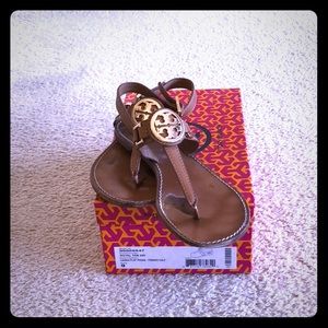 Brown Tory Sandals